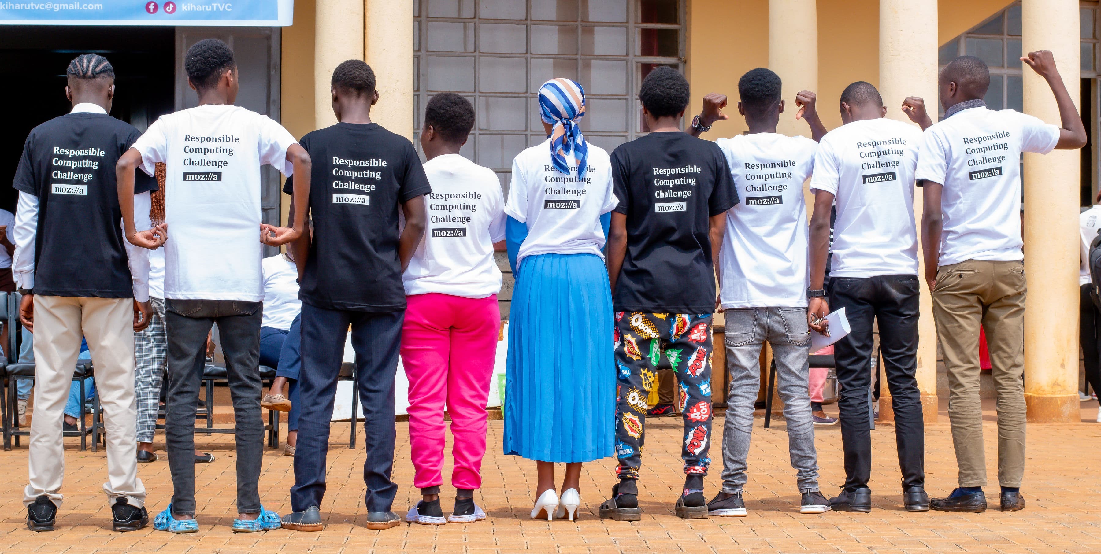 RCC branded T-Shirts displaying the initiative's identity.